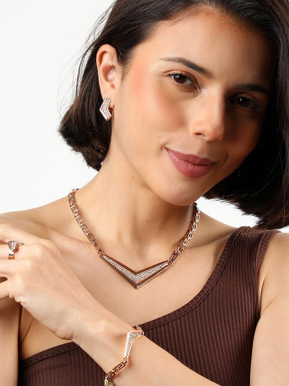 GOLD PLATED DESIGNER JEWELLERY SET