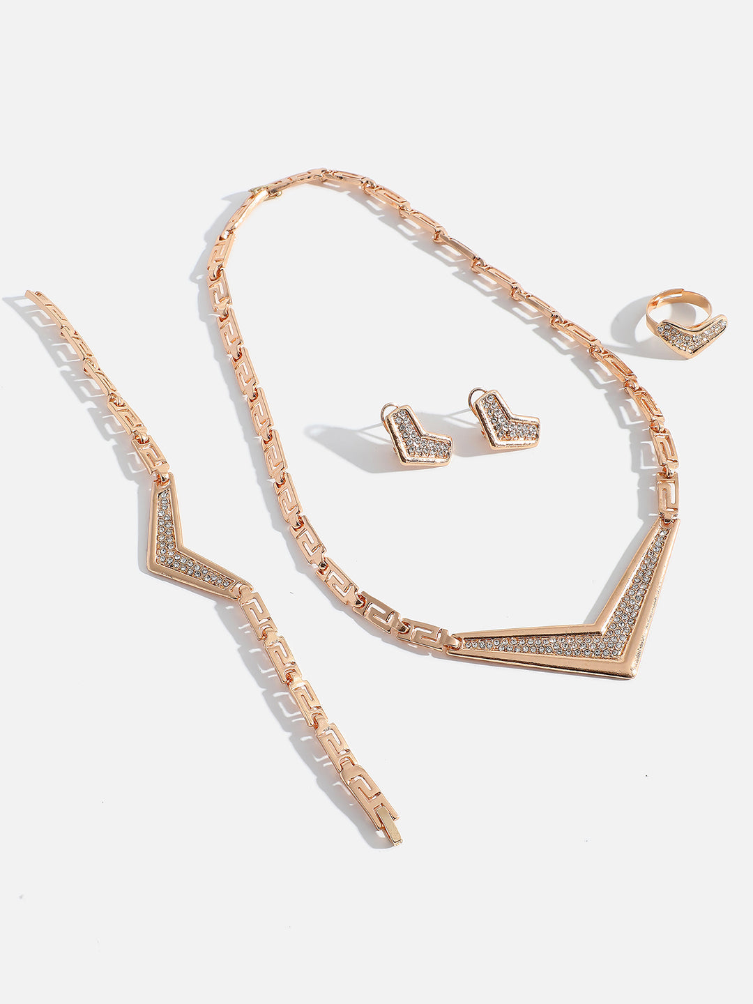 GOLD PLATED DESIGNER JEWELLERY SET
