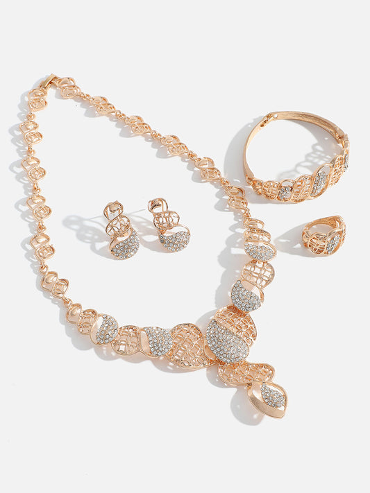 GOLD PLATED DESIGNER JEWELLERY SET