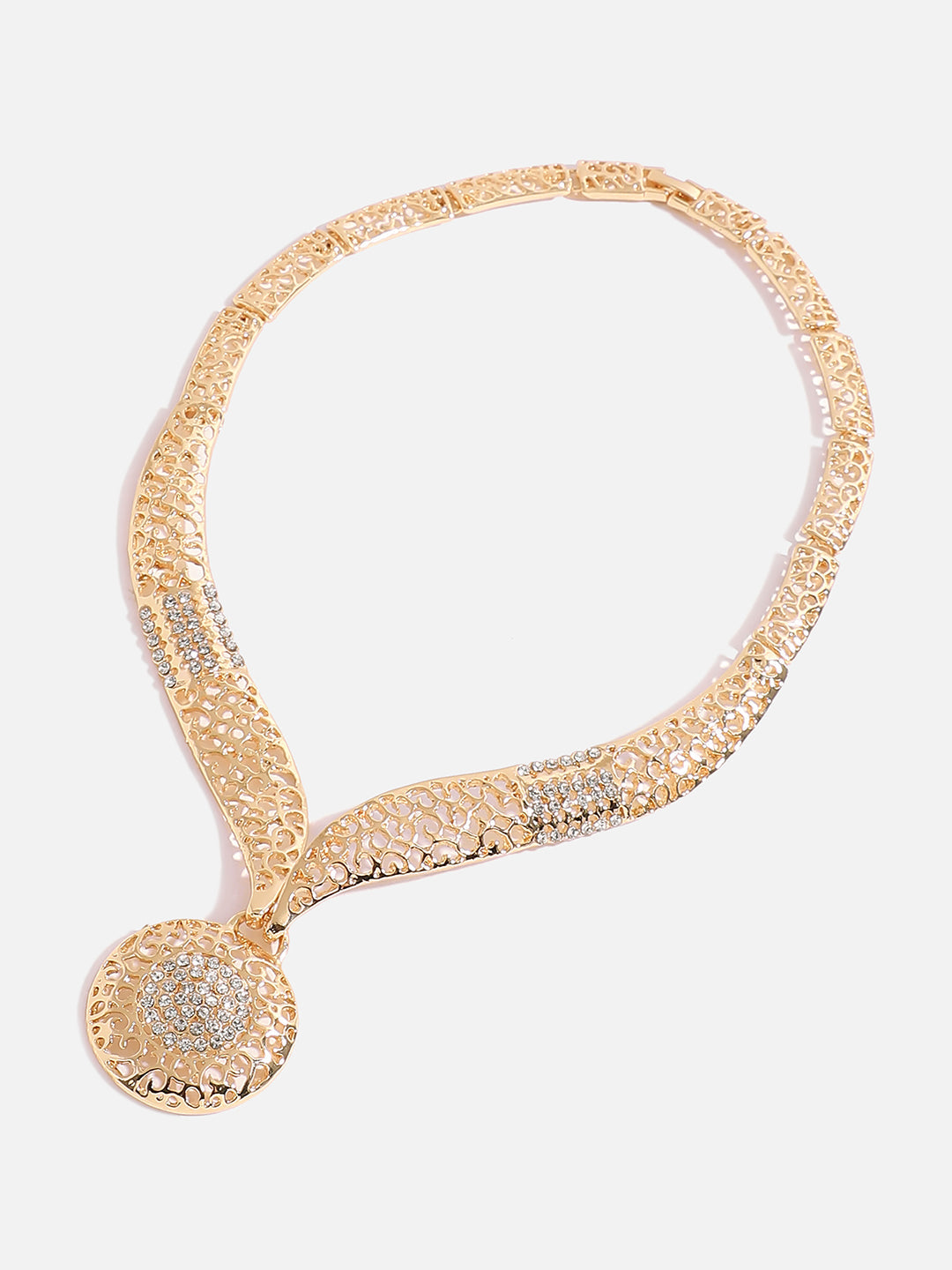 GOLD PLATED DESIGNER JEWELLERY SET