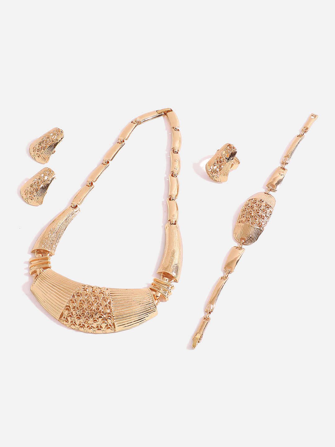 GOLD PLATED DESIGNER JEWELLERY SET