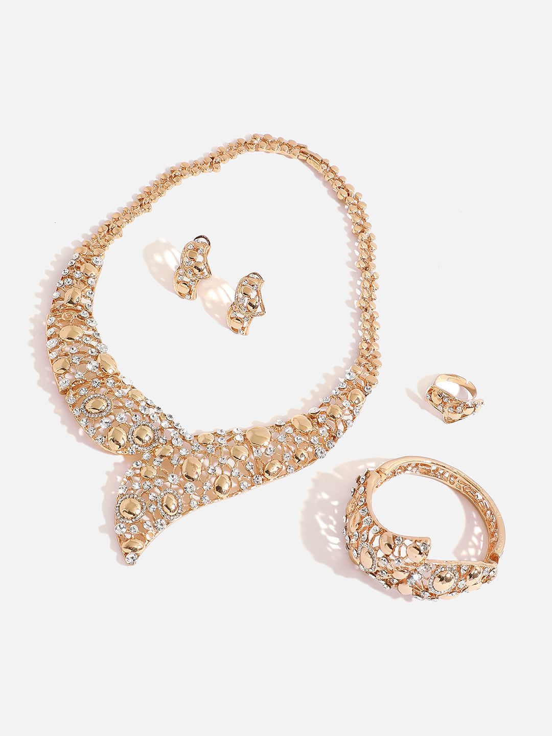 GOLD PLATED DESIGNER JEWELLERY SET