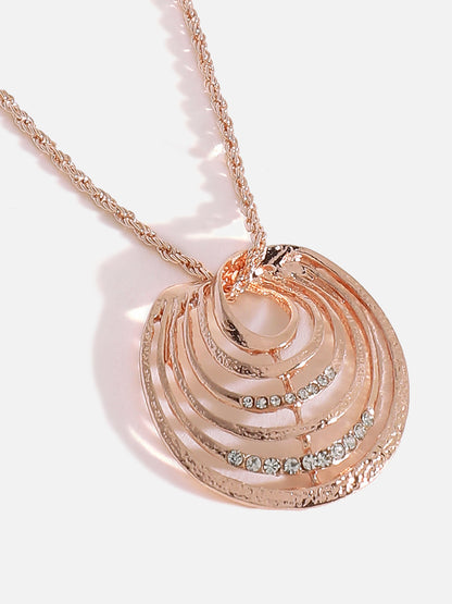 ROSE GOLD PLATED DESIGNER JEWELLERY SET