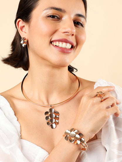 GOLD PLATED DESIGNER JEWELLERY SET