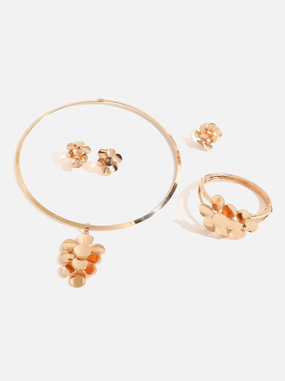 GOLD PLATED DESIGNER JEWELLERY SET