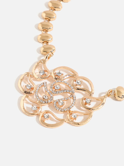 GOLD PLATED DESIGNER JEWELLERY SET