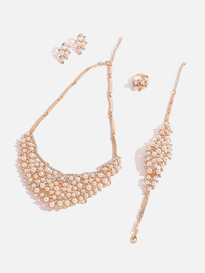 GOLD PLATED DESIGNER JEWELLERY SET