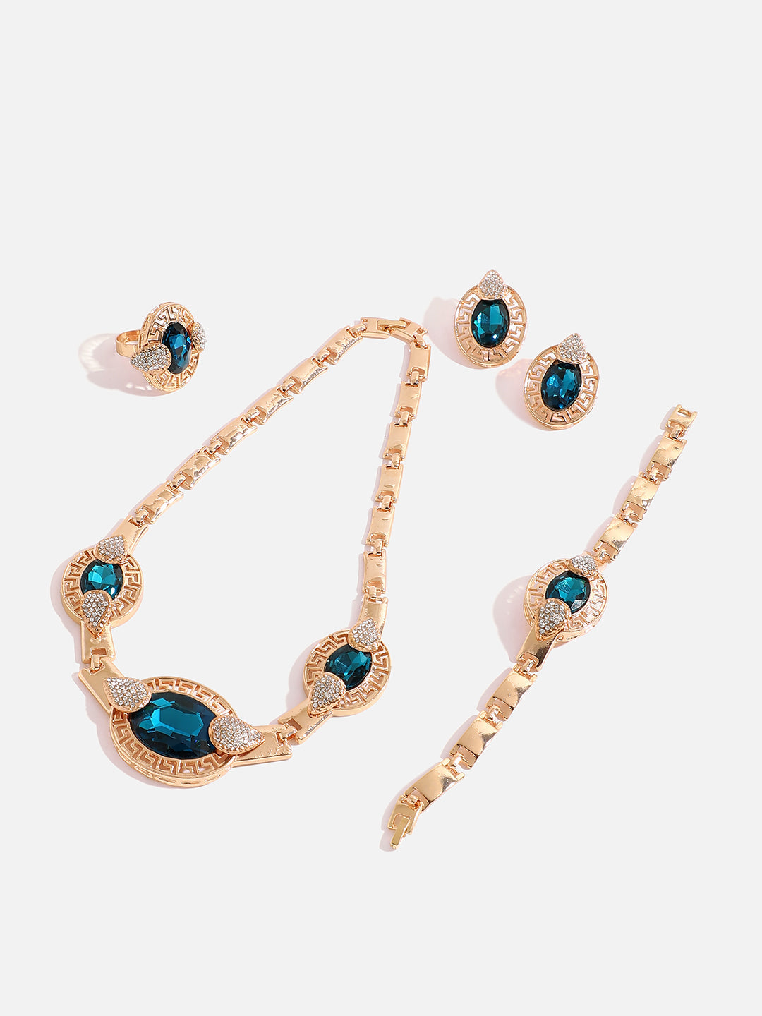 Blue stone Jewellery Set