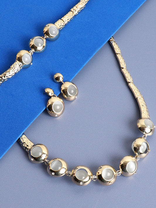 GOLD PLATED DESIGNER JEWELLERY SET