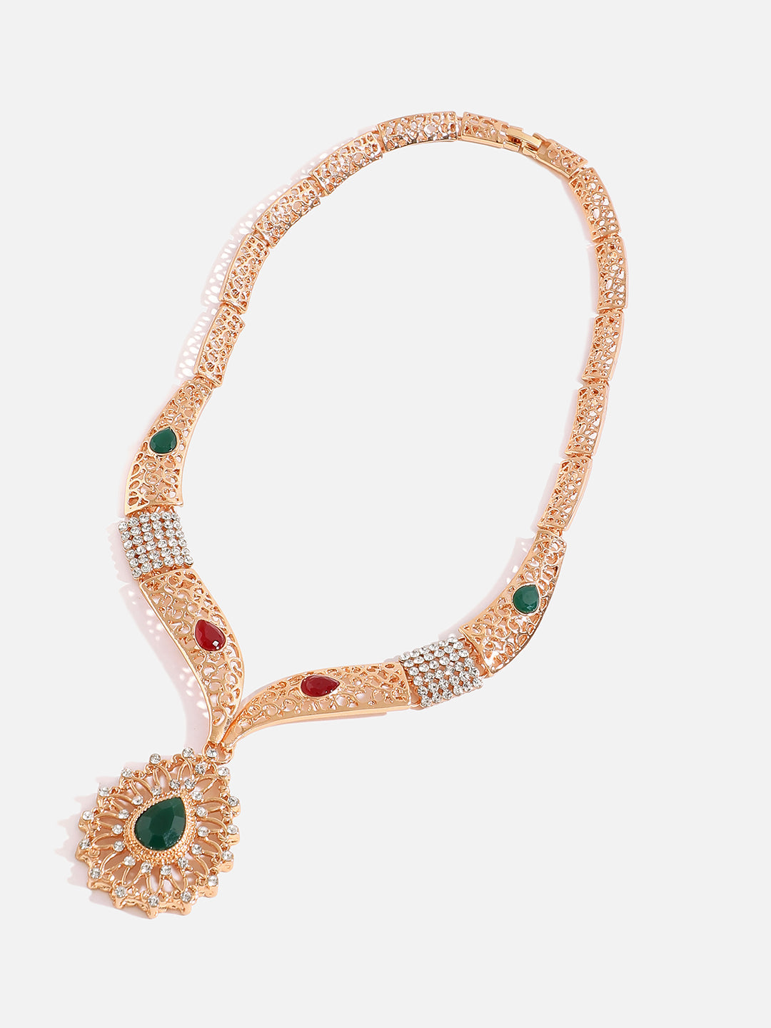 GOLD PLATED DESIGNER JEWELLERY SET