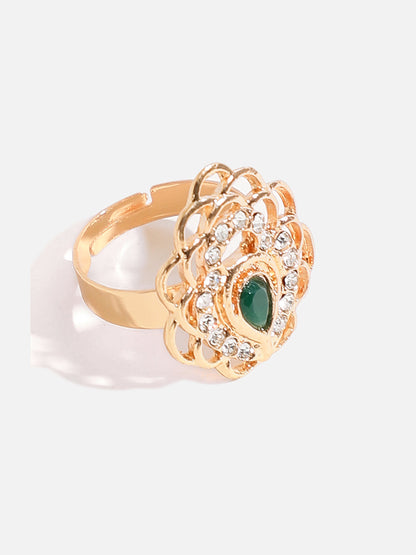 GOLD PLATED DESIGNER JEWELLERY SET