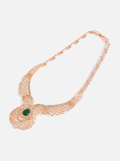 GOLD PLATED DESIGNER JEWELLERY SET