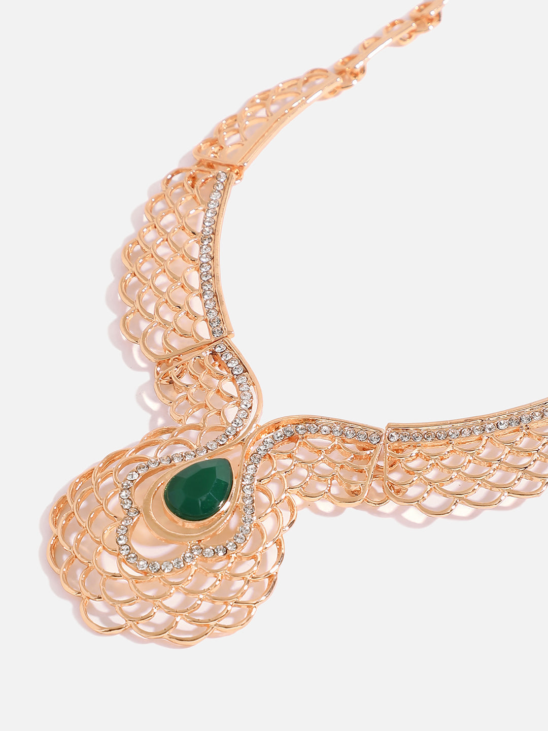 GOLD PLATED DESIGNER JEWELLERY SET