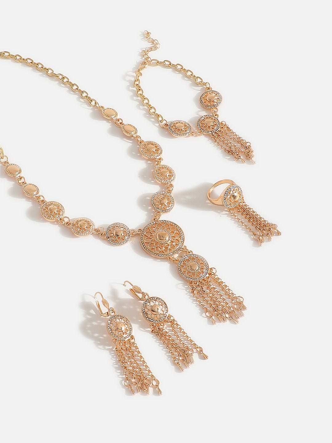 GOLD PLATED DESIGNER JEWELLERY SET