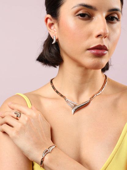 GOLD PLATED DESIGNER JEWELLERY SET
