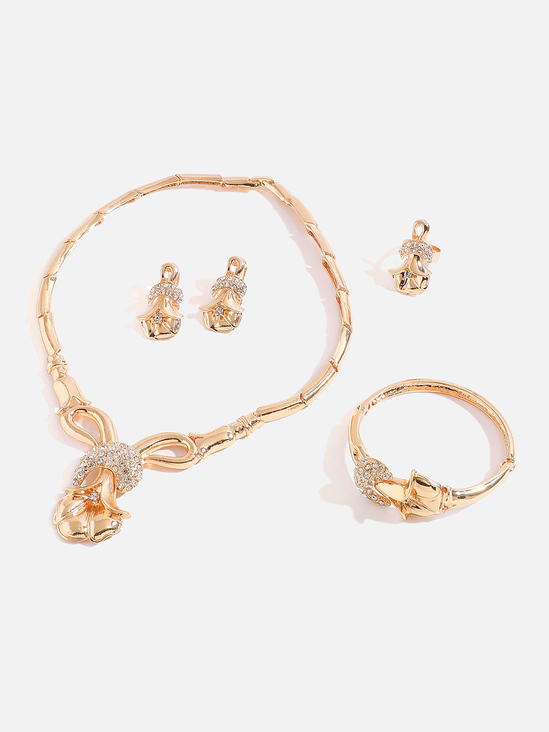 GOLD PLATED DESIGNER JEWELLERY SET