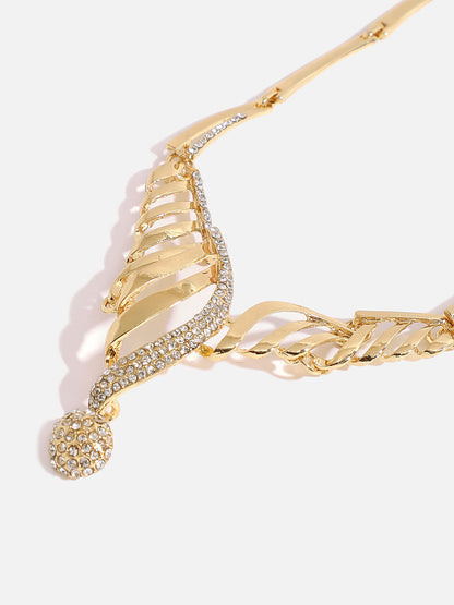 GOLD PLATED DESIGNER JEWELLERY SET