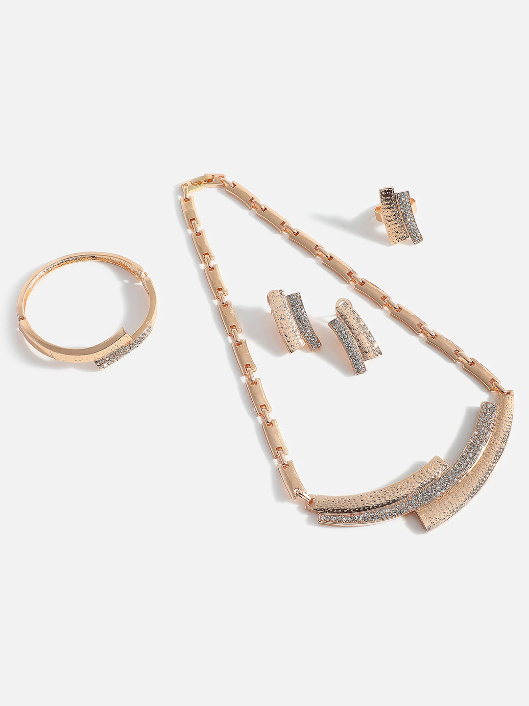 GOLD PLATED DESIGNER JEWELLERY SET