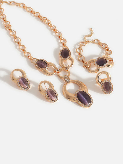 GOLD PLATED DESIGNER JEWELLERY SET