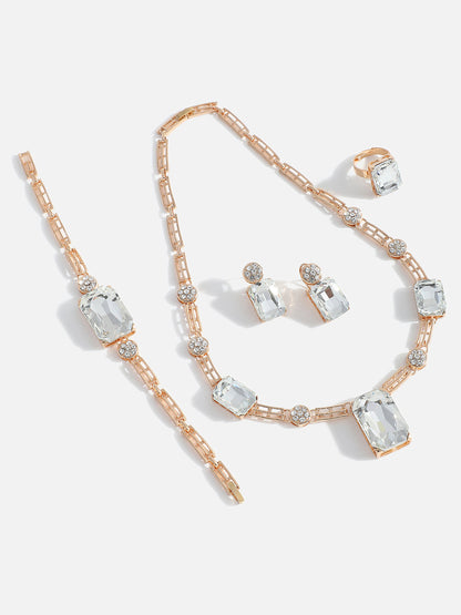 GOLD PLATED DESIGNER JEWELLERY SET