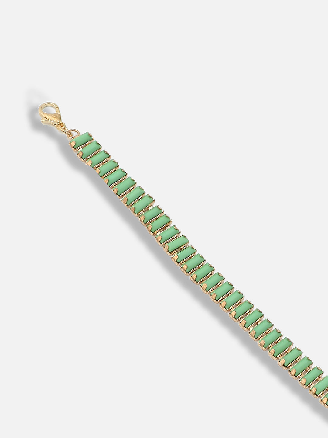 GOLD PLATED PARTY DESIGNER STONE BRACELET FOR WOMEN