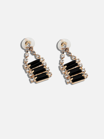 GOLD PLATED PARTY DESIGNER STONE NECKLACE AND EARRING SET FOR WOMEN