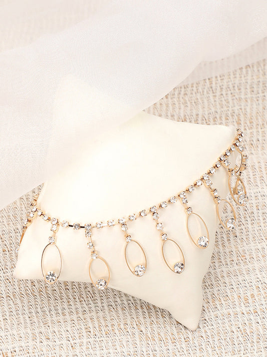 GOLD PLATED PARTY DESIGNER BRACELET FOR WOMEN
