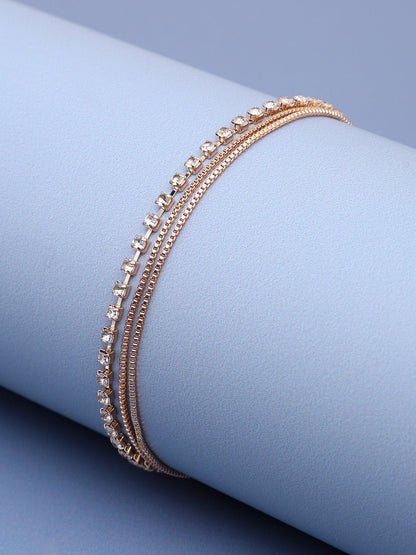 GOLD PLATED PARTY DESIGNER BRACELET FOR WOMEN