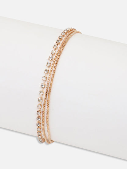 GOLD PLATED PARTY DESIGNER BRACELET FOR WOMEN