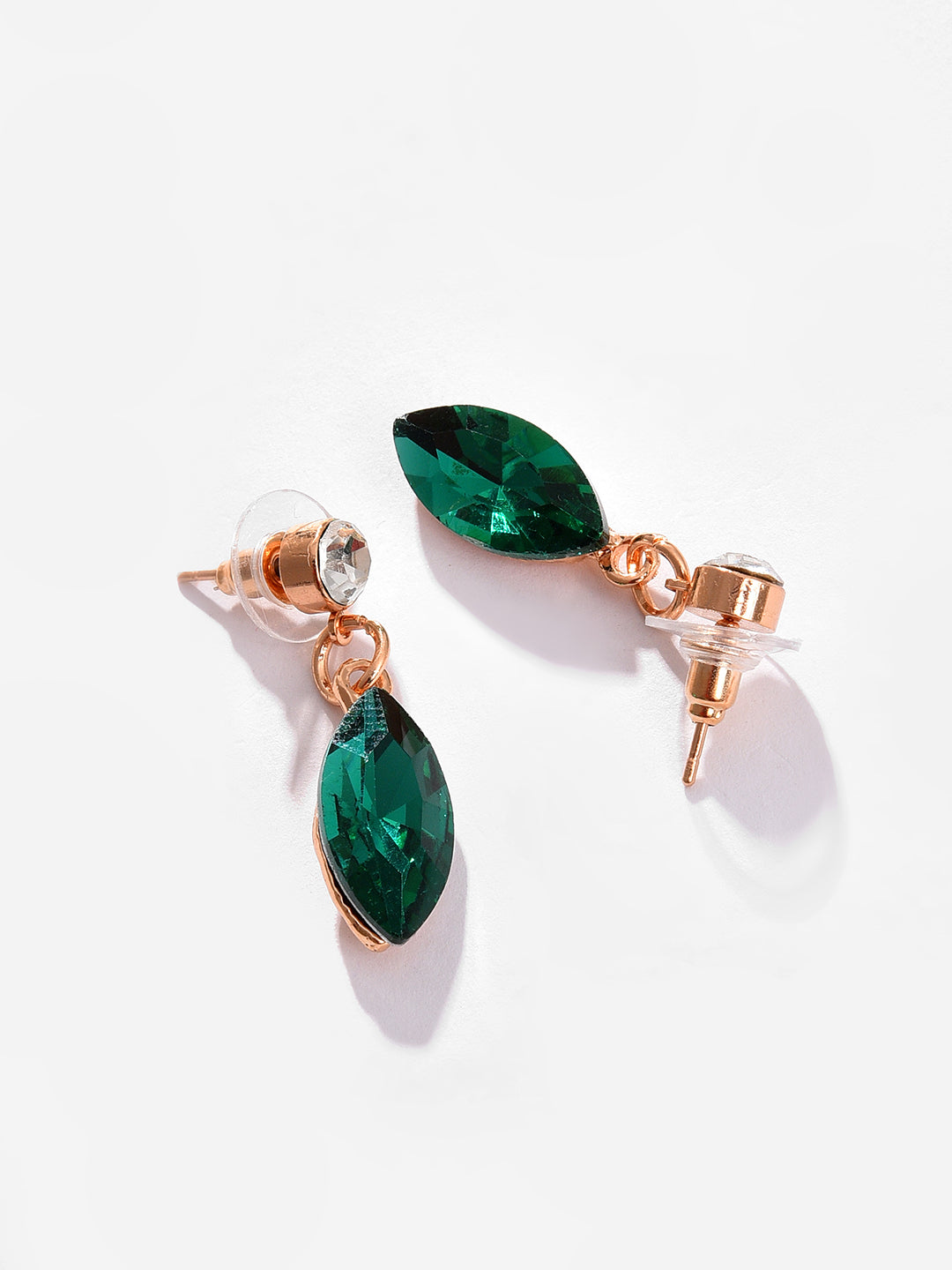 Gold Plated Designer Stone Necklace and Earring Set