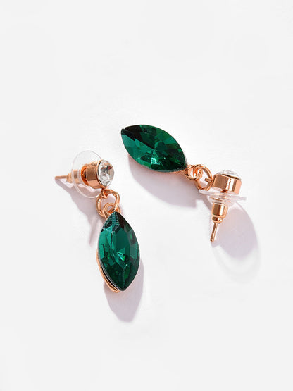 Gold Plated Designer Stone Necklace and Earring Set