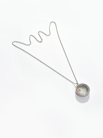 Silver Plated Designer Pendant Chain