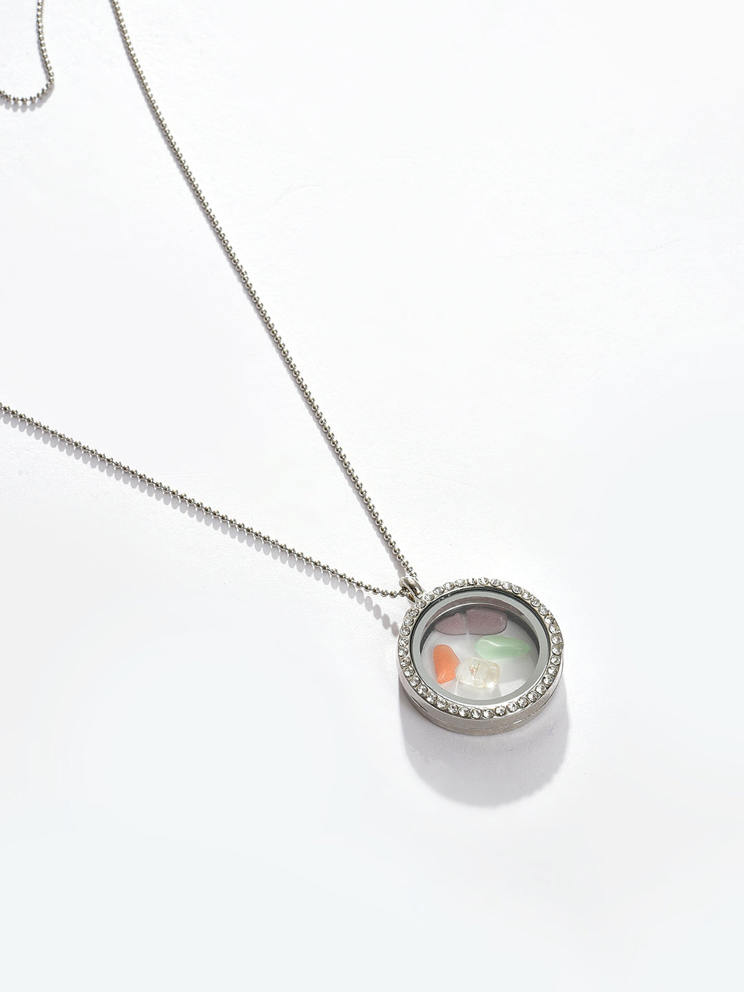 Silver Plated Designer Pendant Chain