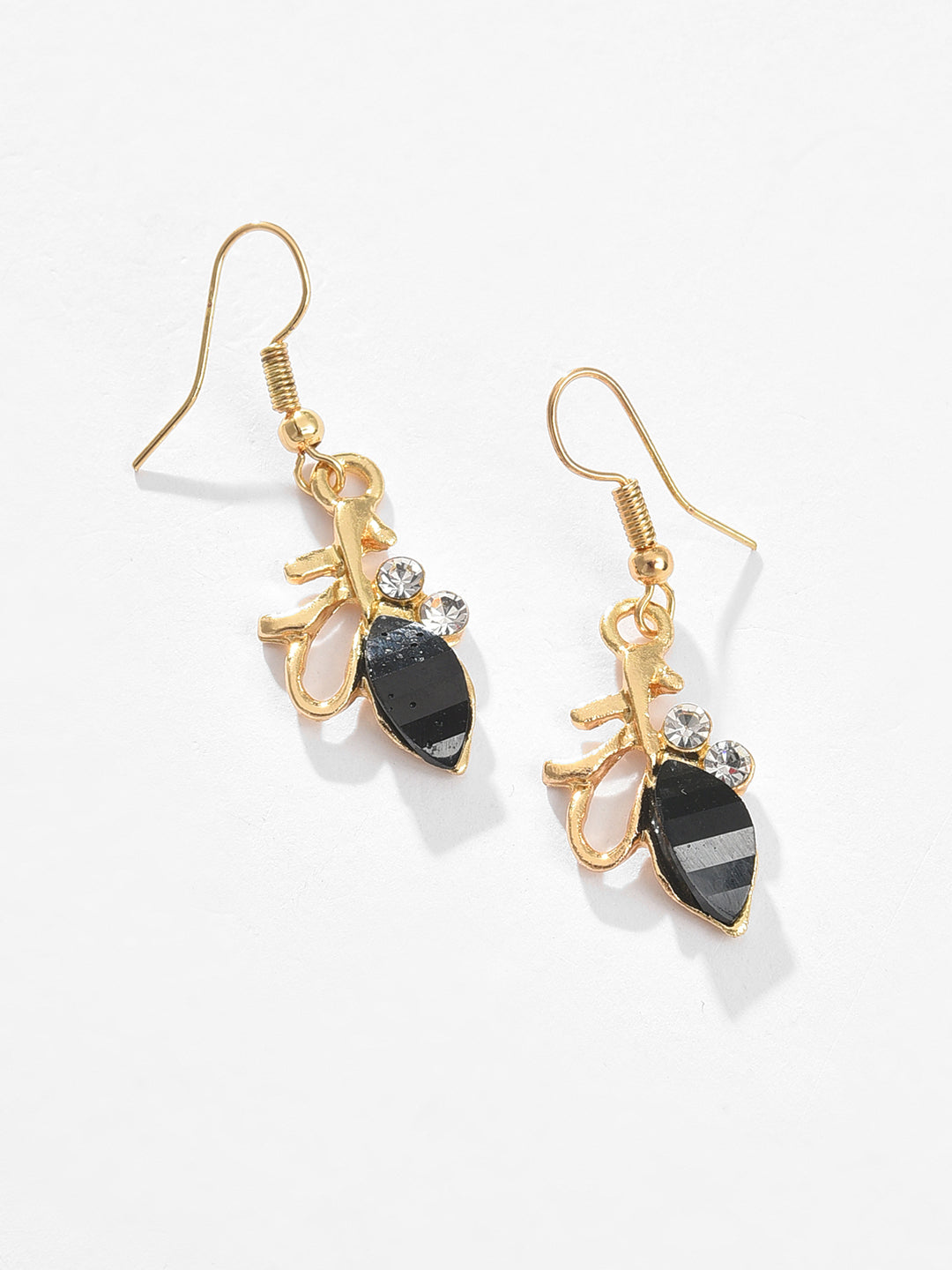 Gold Plated Designer Stone Necklace and Earring Set Jewellery Set