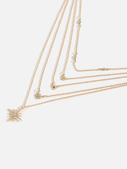 Gold Plated Designer Stone Necklace