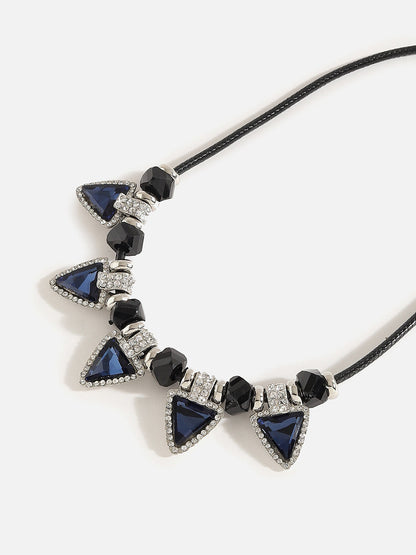 Silver Plated Designer Stone Necklace