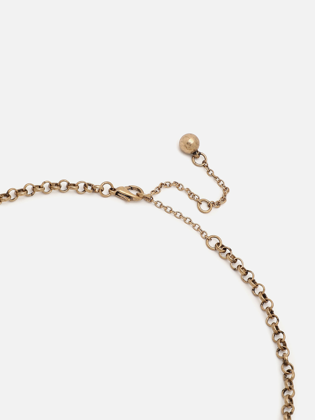 Gold Plated Designer Stone Necklace