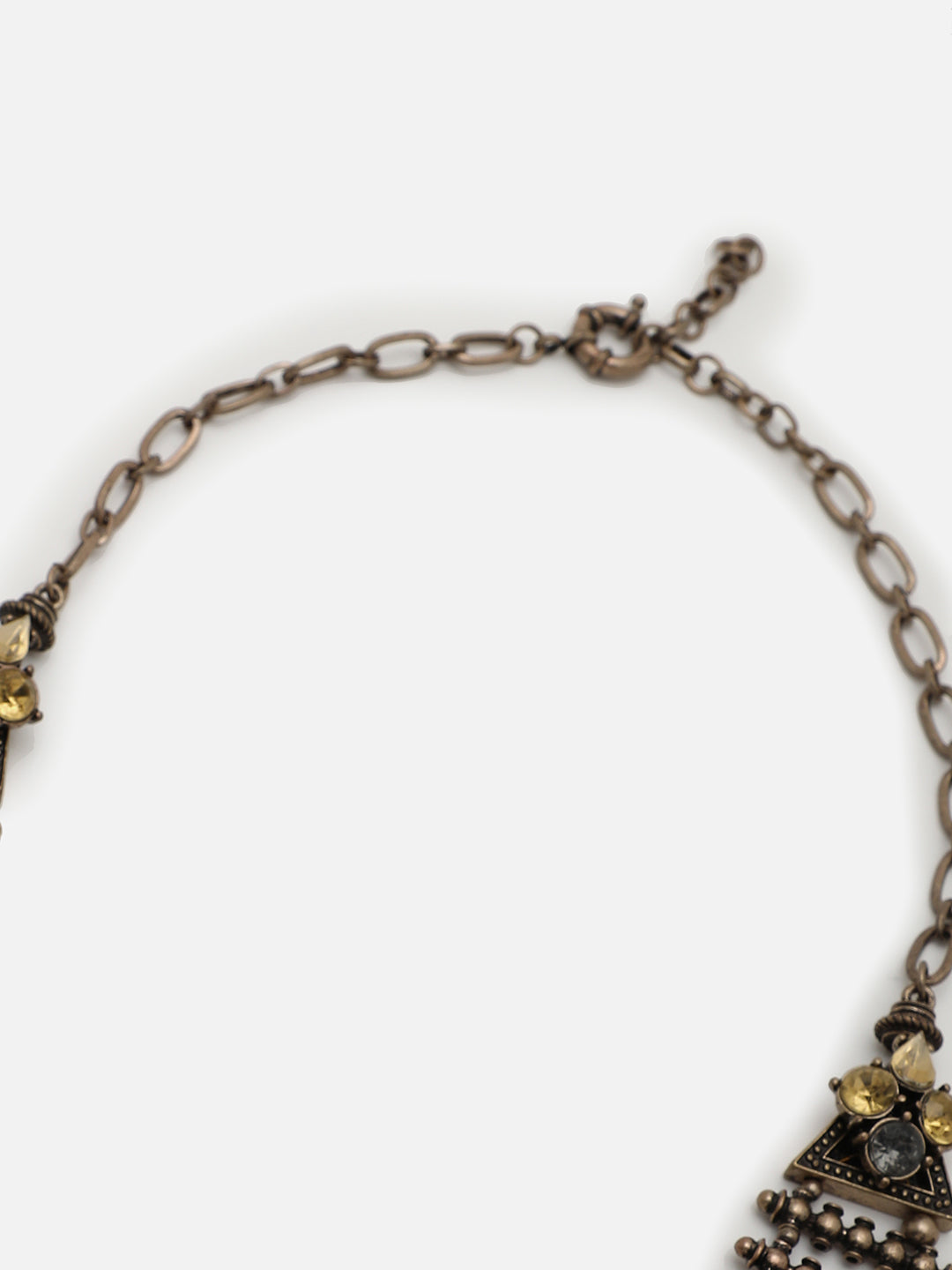 Gold Plated Designer Stone Necklace