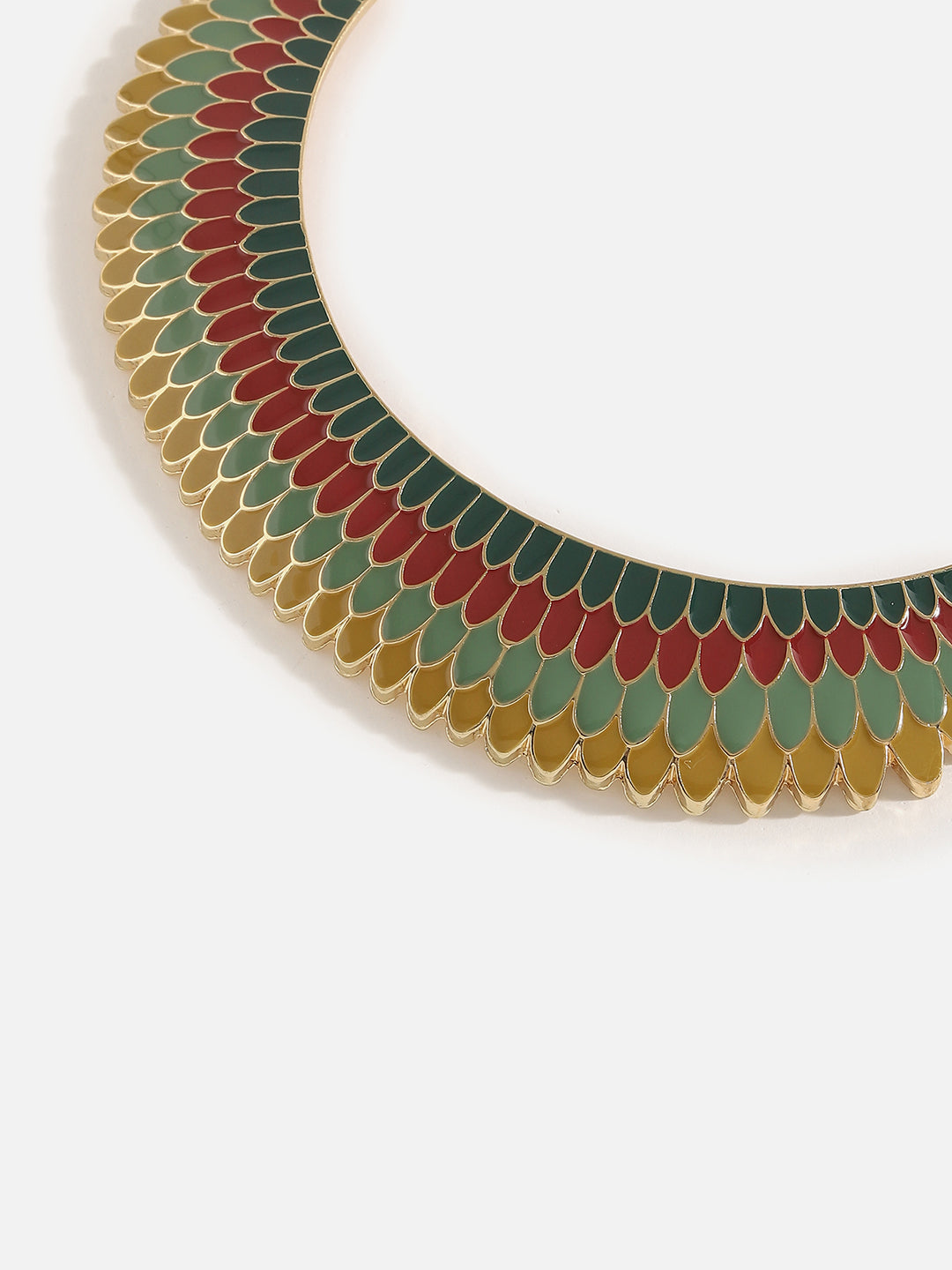 Gold Plated Designer Stone Necklace
