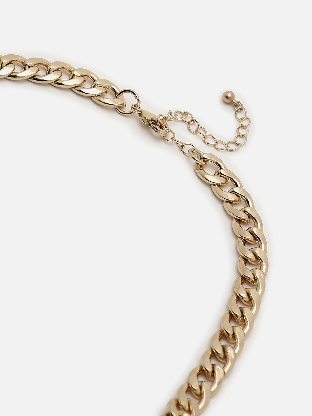 Gold Plated Designer Stone Necklace