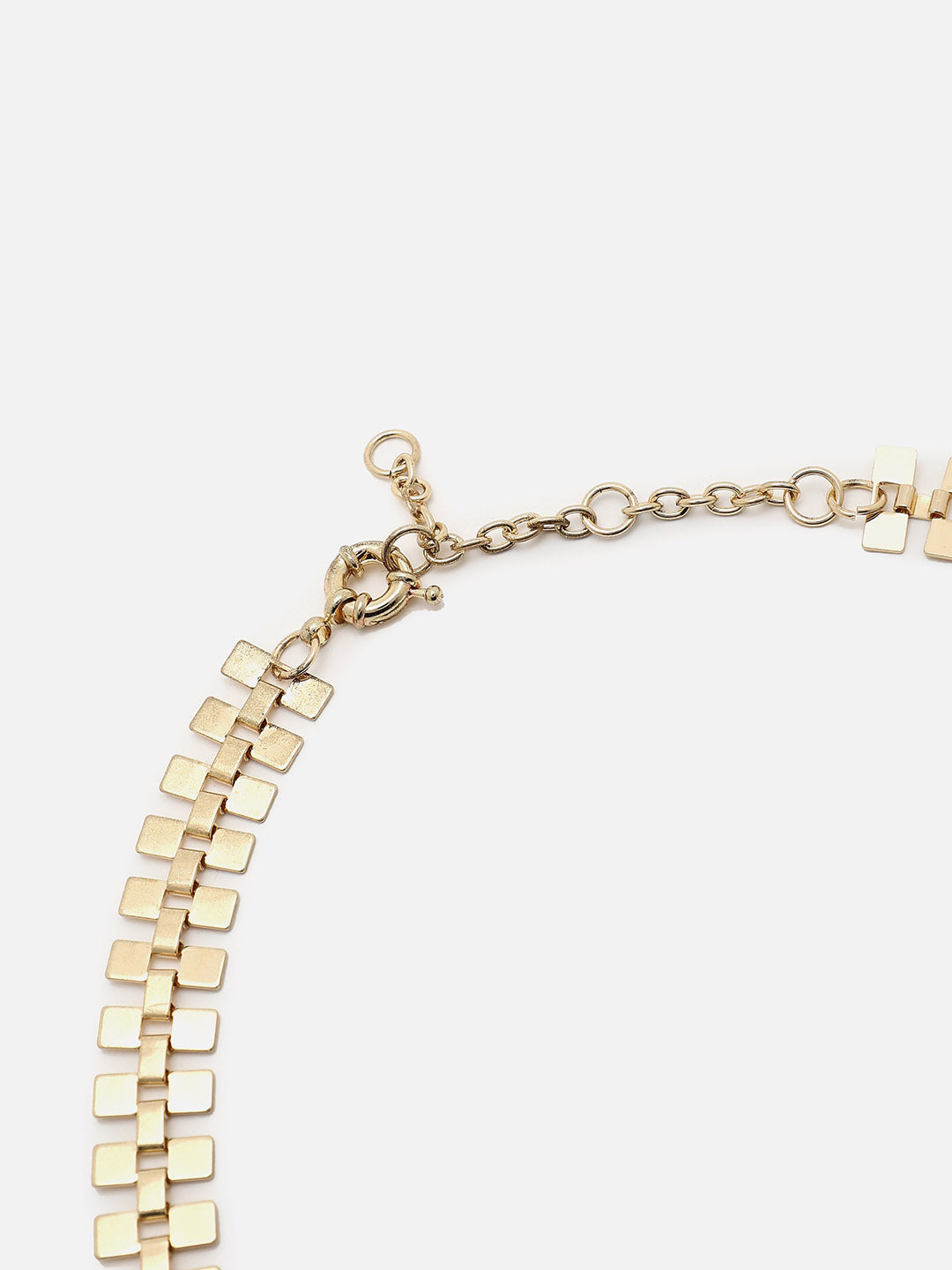 Gold Plated Designer Stone Necklace