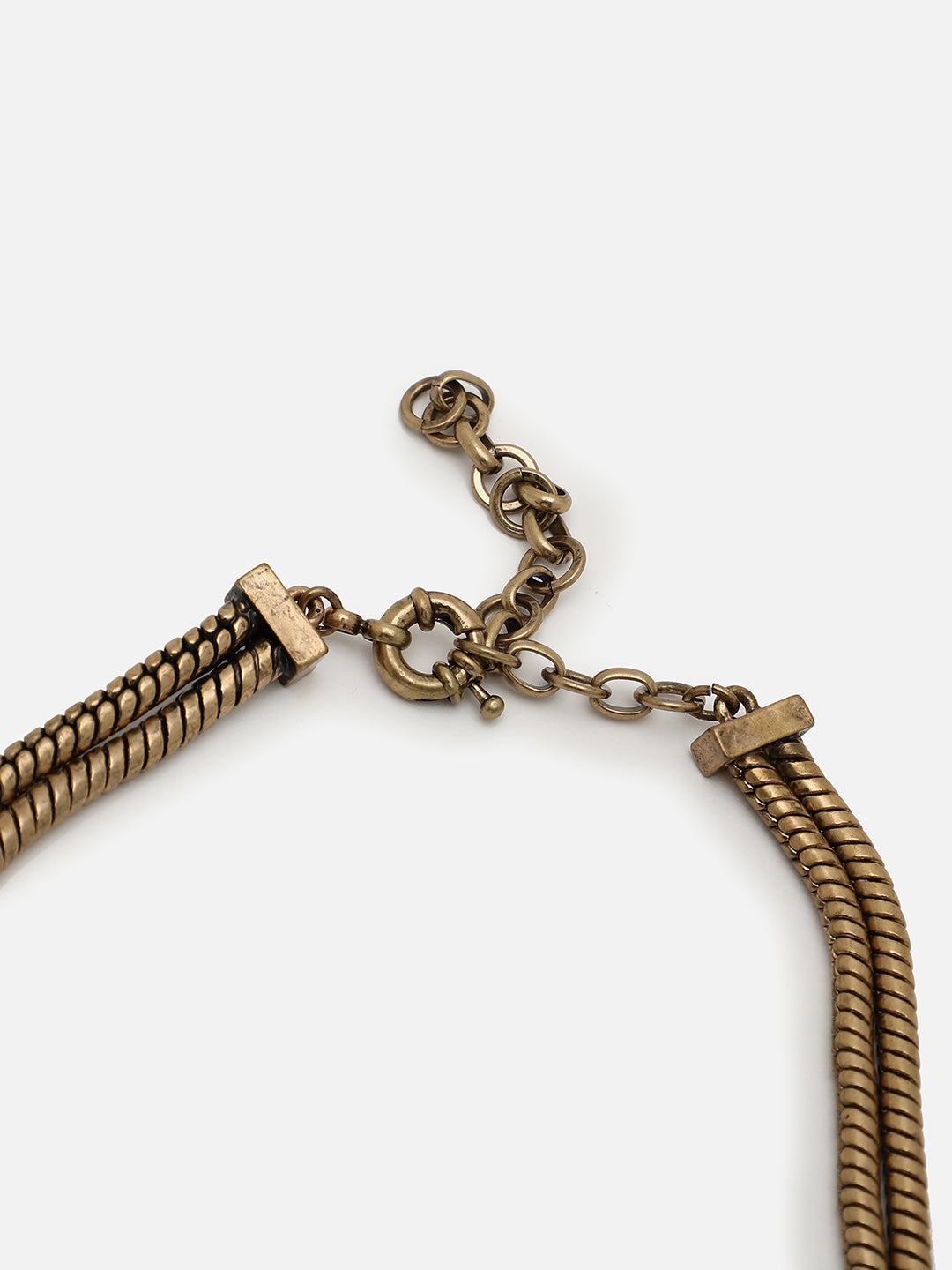 Gold Plated Designer Stone Necklace