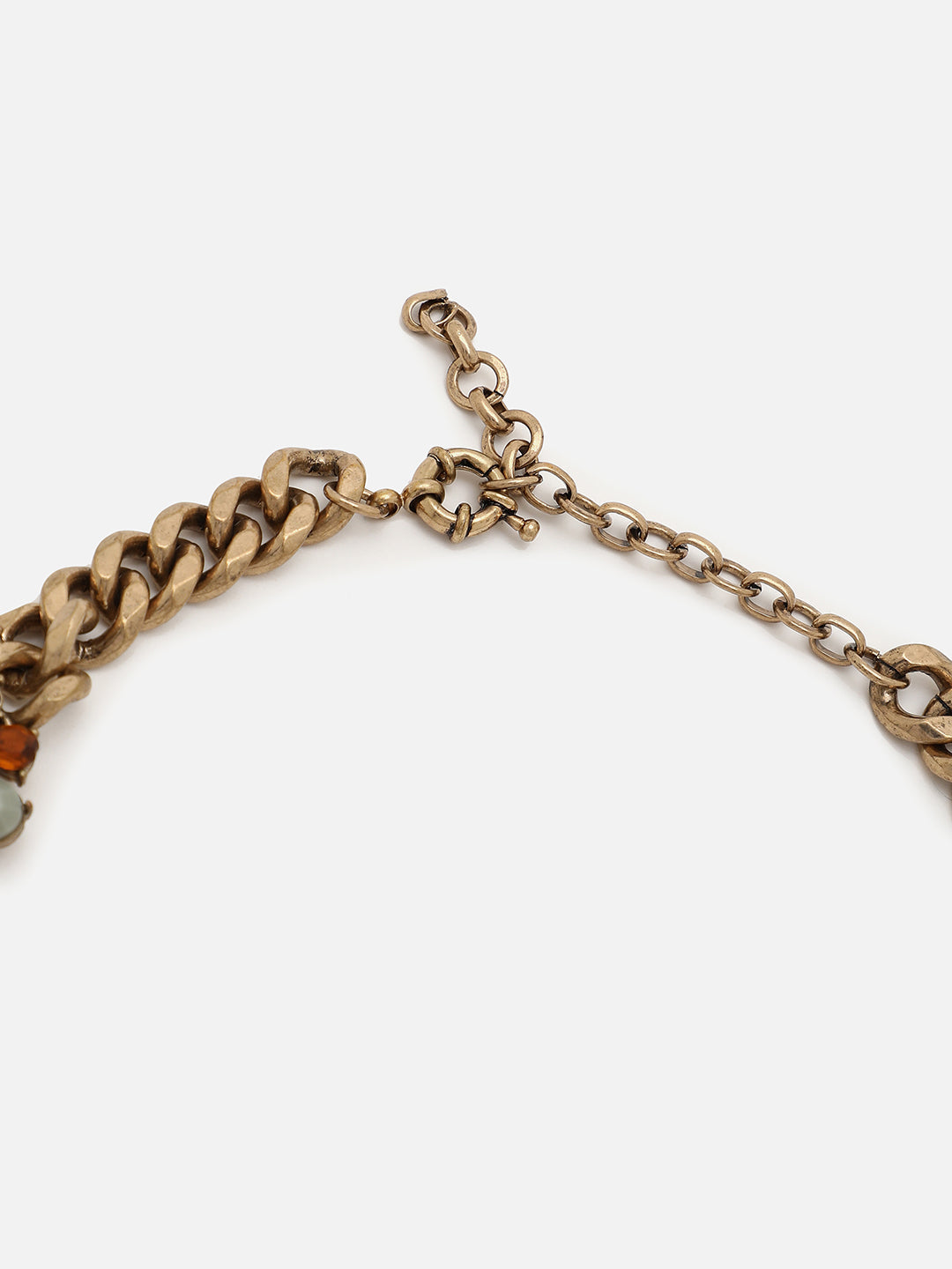 Gold Plated Designer Stone Necklace