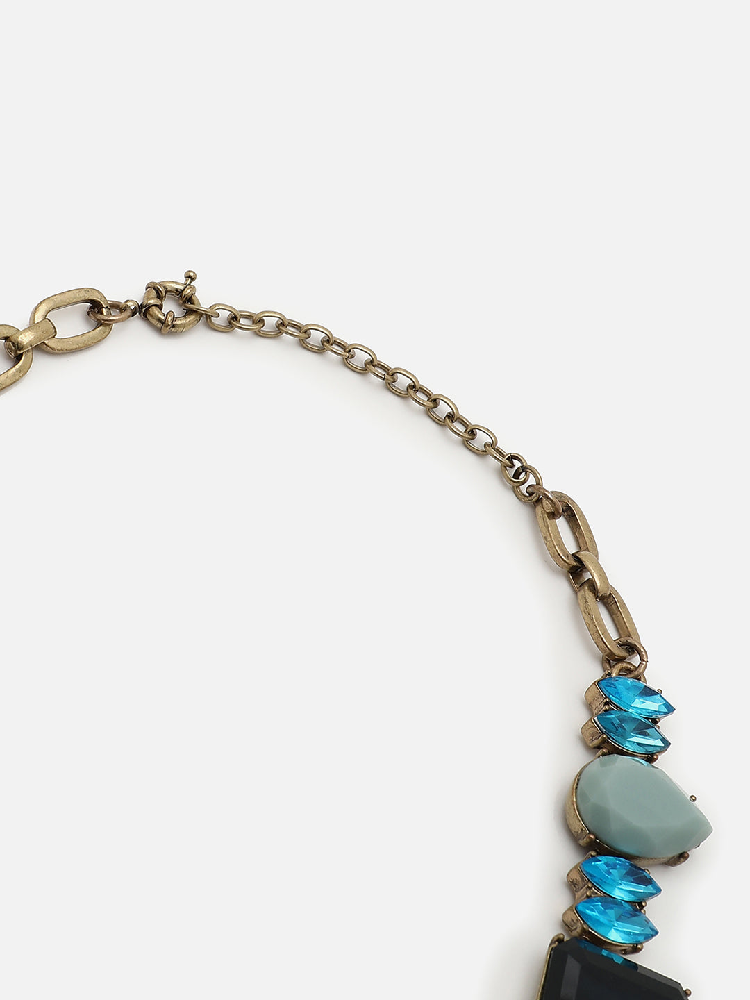 Gold Plated Designer Stone Necklace