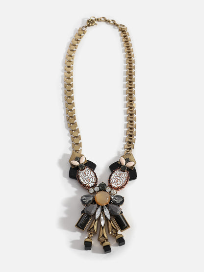 Gold Plated Designer Stone Necklace