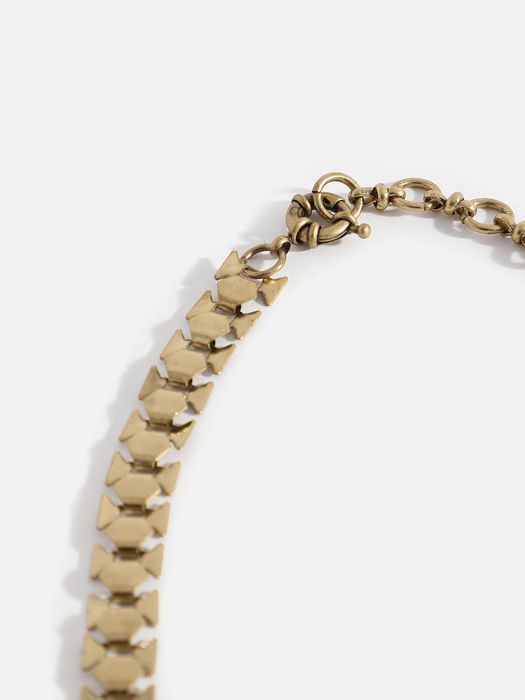Gold Plated Designer Stone Necklace