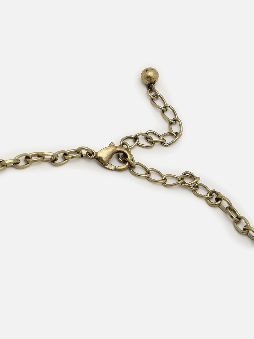 Silver Plated Designer Stone Necklace
