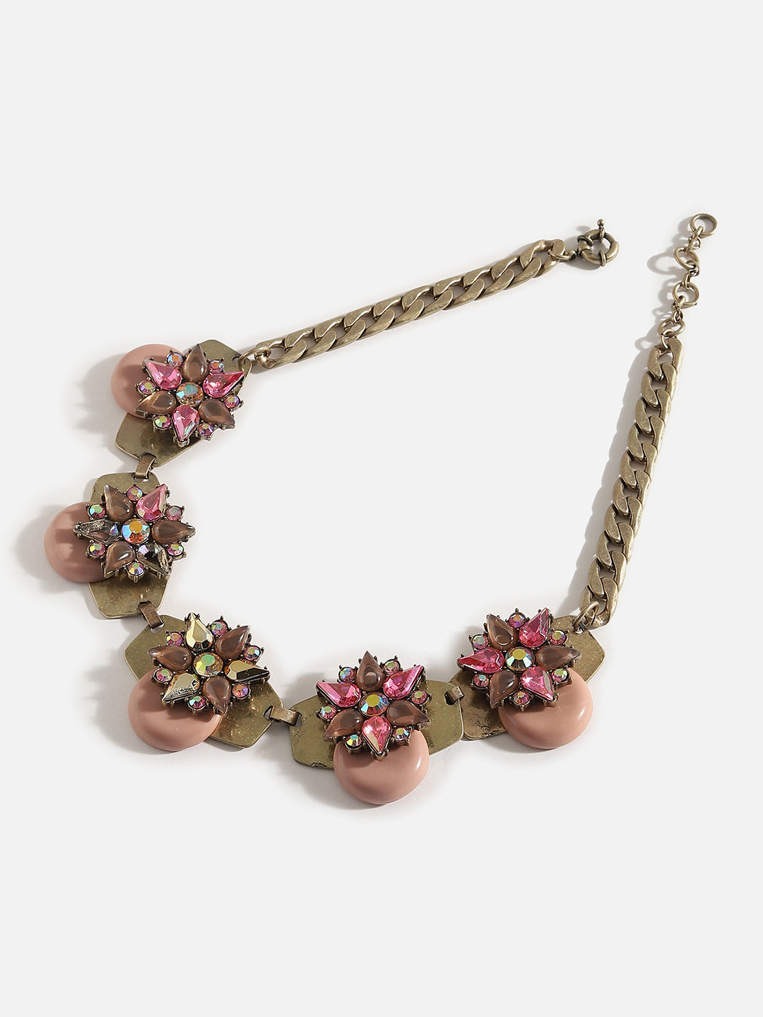 Gold Plated Designer Stone Necklace