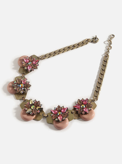 Gold Plated Designer Stone Necklace
