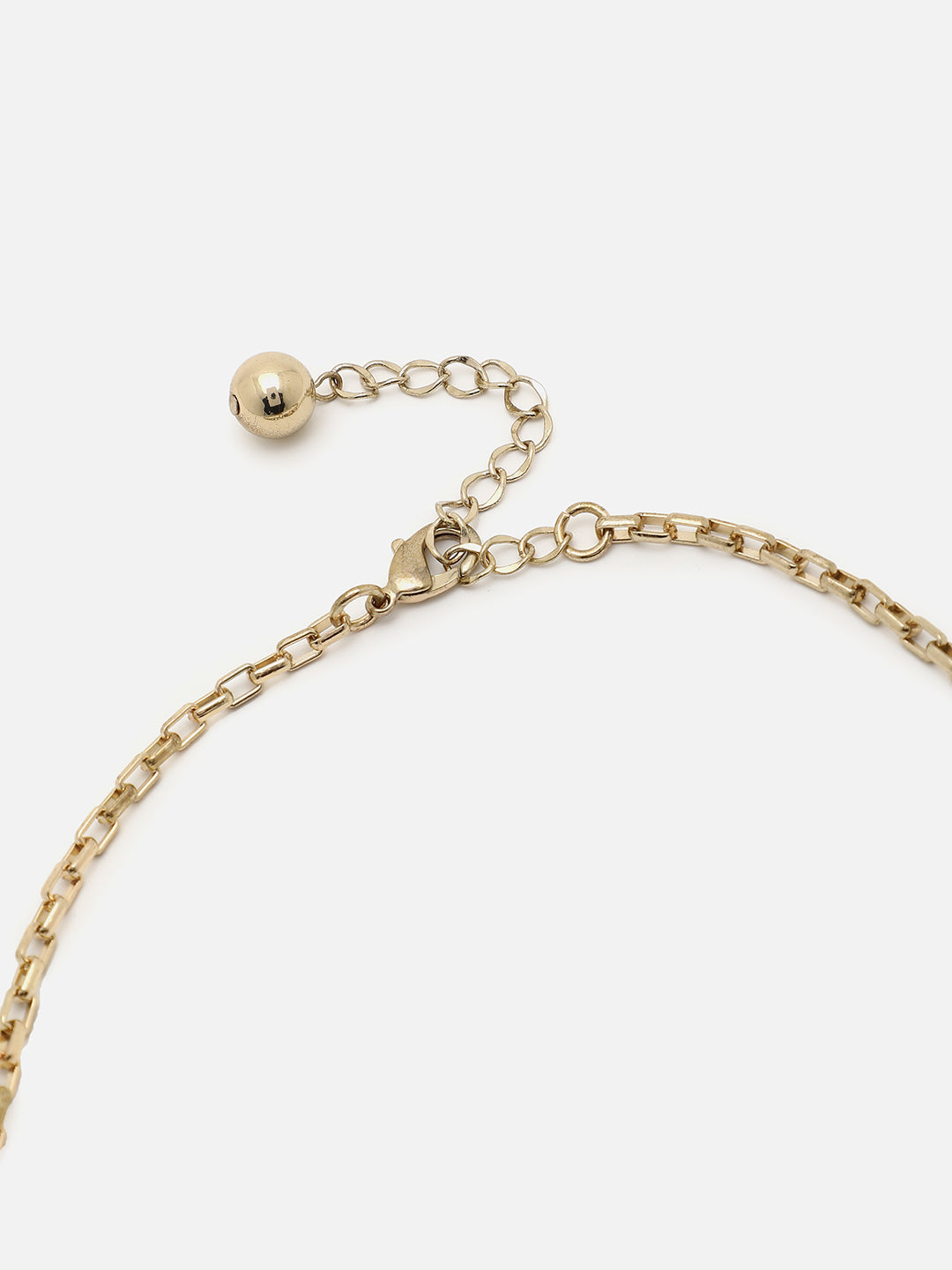 Gold Plated Designer Stone Necklace